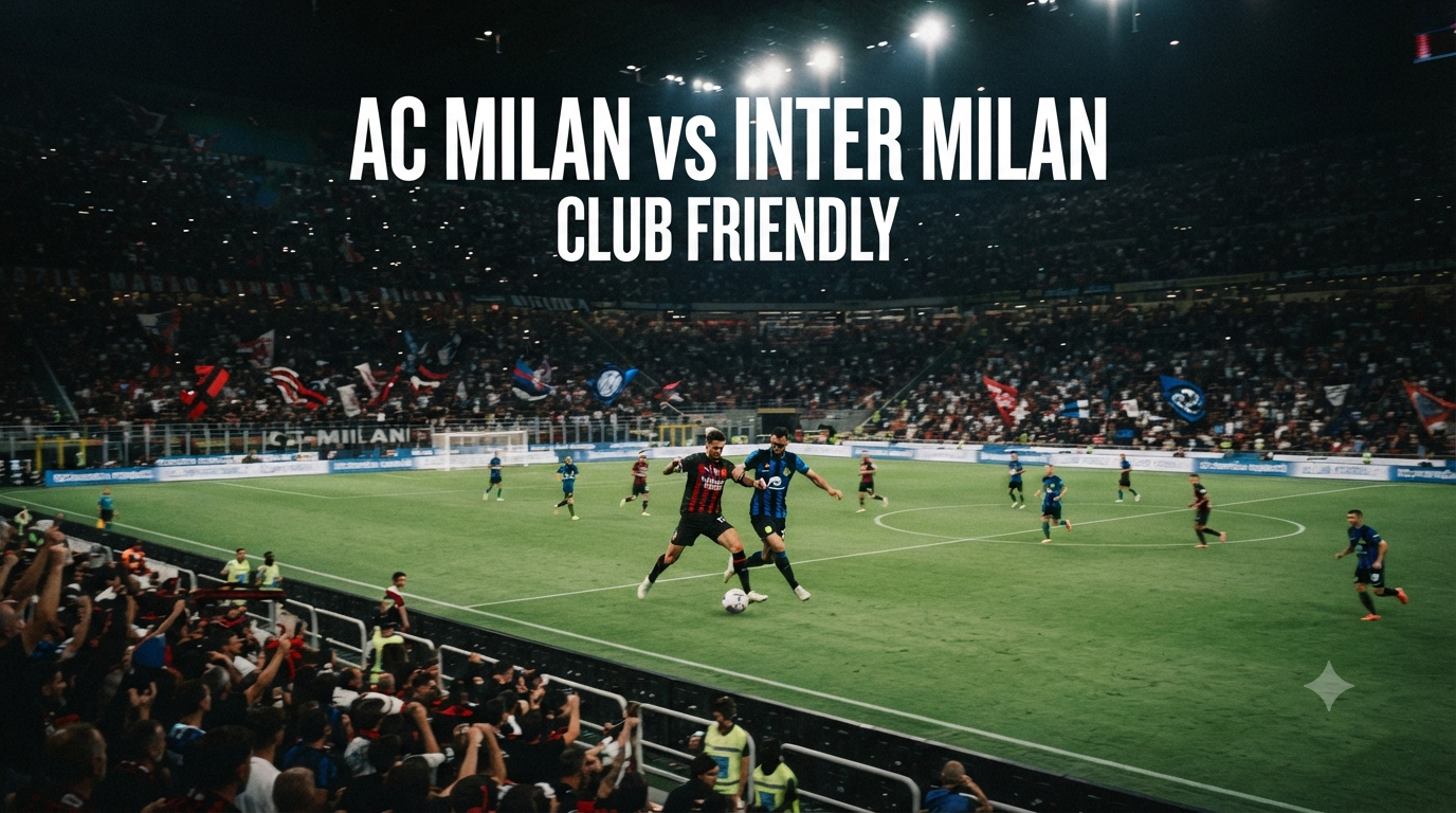 Streaming AC Milan vs Inter Milan Club Friendly Sore Ini Pukul 18.00 WIB Semakin Menarik Bersama Jalalive untuk Pecinta Sepak Bola